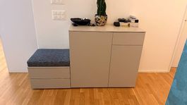 Designer Schuhschrank | Kommode von "Orme" mit Sitzbank